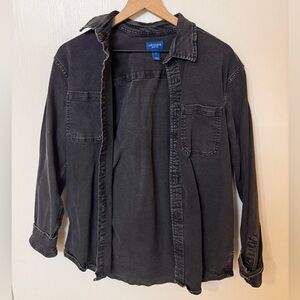 Arizona Washed Black Men's Shirt Jacket